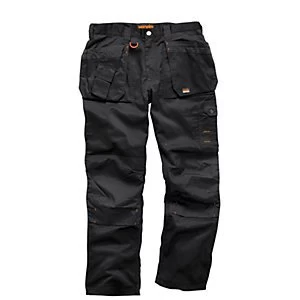 Scruffs Worker Plus Trouser Black - 34W 31L