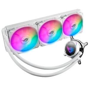 ASUS ROG Strix LC White Edition Performance RGB AIO CPU Liquid Cooler - 360mm