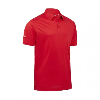 Callaway 2022 Swingtech Solid POLO TRUE RED - L