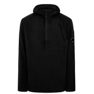 CP Company Gabardine Hooded Overshirt - Black