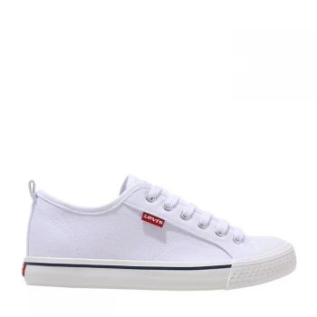 Levis Maui Canvas Low Trainers Juniors - White 0061