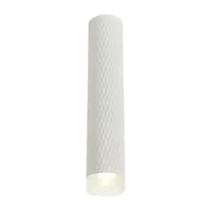 Luminosa Lighting - 1 Light 30cm Surface Mounted Ceiling GU10, Sand White, Acrylic Ring