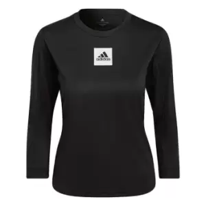 adidas Paris Tennis FreeLift 3/4-Length Sleeve Long-Sleev - Black