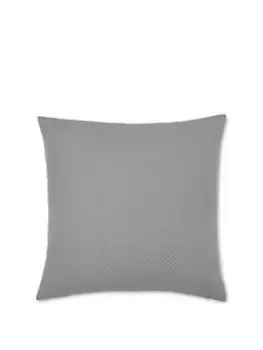 Catherine Lansfield Pinsonic Chevron Cushion In Silver-Grey