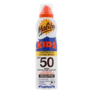 Malibu Kids Continuous Spray Lotion SPF50