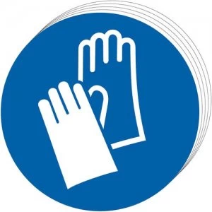 Wear gloves Sign, Self Adhesive Vinyl