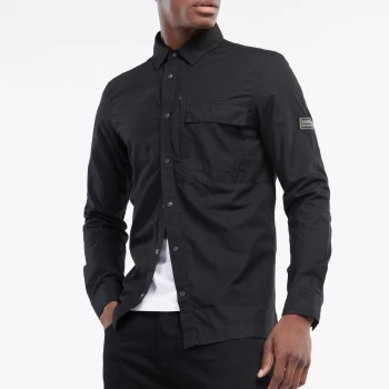 Barbour International Mens Rapid Overshirt - Black - M