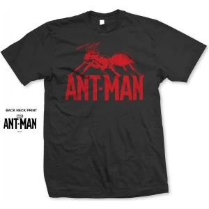 Marvel Comics - Ant Man Logo Mens Medium T-Shirt - Black