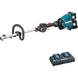 Makita DUX60 Twin 18v LXT Cordless Brushless Split Shaft Garden Multi Tool 2 x 6ah Li-ion Charger