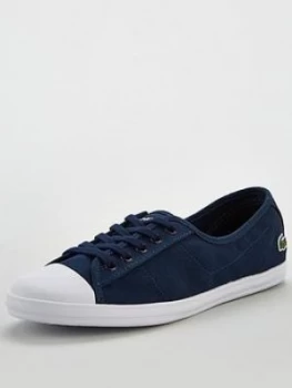 Lacoste Ziane Bl 2 Cfa Plimsoll - Navy/White, Size 6, Women