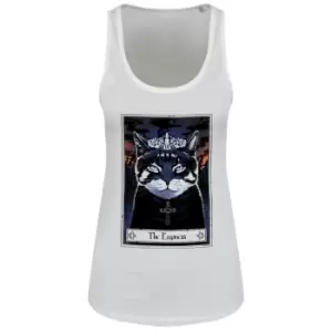 Deadly Tarot Womens/Ladies The Empress Felis Floaty Vest Top (S) (White)