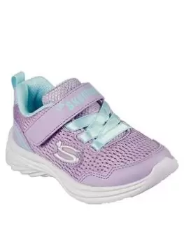 Skechers Toddler Girls Dreamy Dancer Satin Trainer, Purple, Size 5 Younger