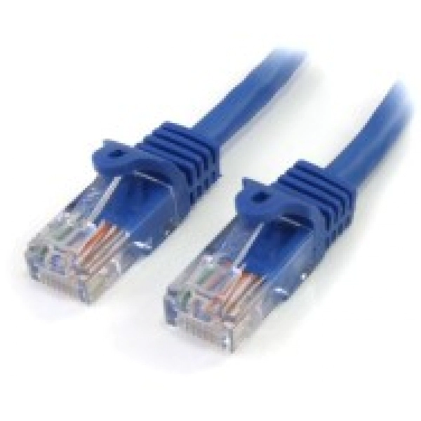 StarTech Cat5e Patch Cable with Snagless RJ45 Connectors 5m Blue