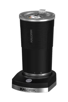 Kalorik Electric Mug with Temp Control and Power Coaster - Black