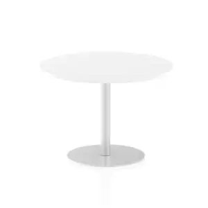 Italia Poseur Table Round 1000 Top 725 High White