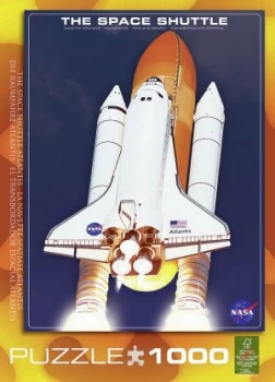 Eurographics 1000 Piece Space Shuttle Atlantis Puzzle.