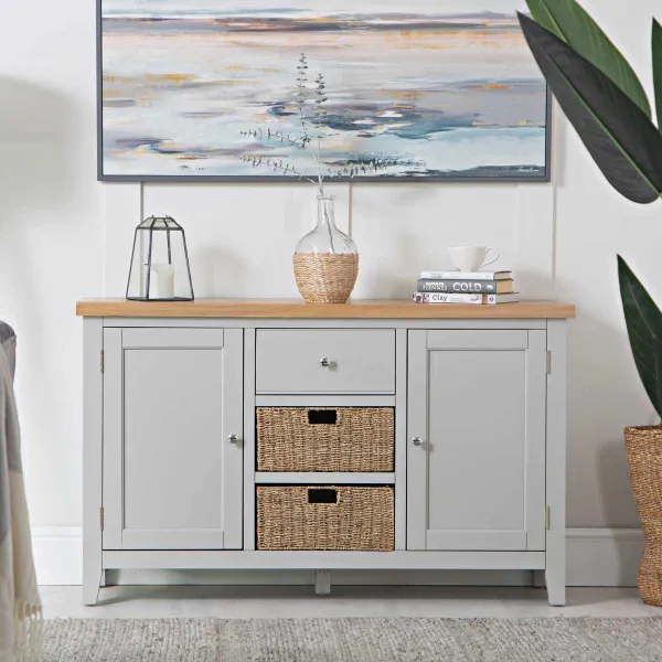 K Living Lina Large Sideboard Grey