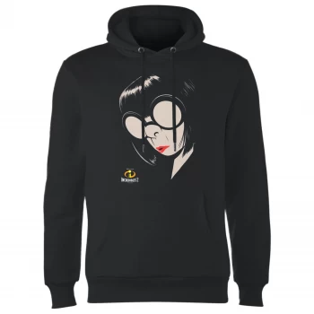 Incredibles 2 Edna Mode Hoodie - Black - S