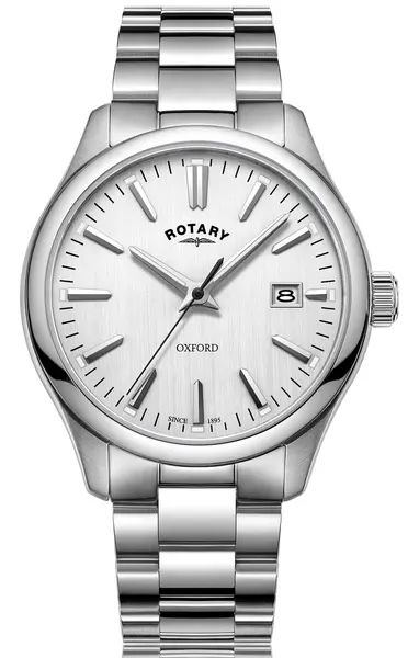 Rotary Watch Oxford Mens - Silver RTY-826