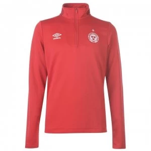 Umbro Shelbourne Half Zip Top Mens - Vermillion/Red