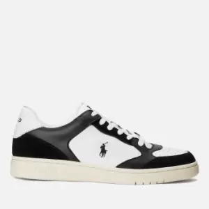 Polo Ralph Lauren Mens Court Lux Leather Trainers - UK 10