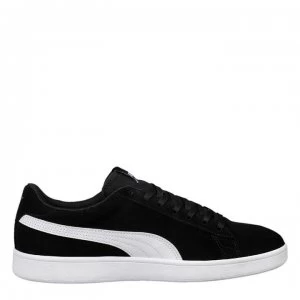 Puma Smash V2 Suede Mens Trainers - Black/White