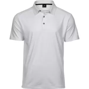 Tee Jays Mens Luxury Sport Polo Shirt (3XL) (White)