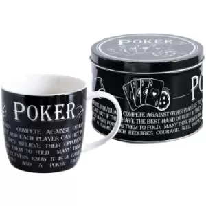 Arora Ultimate Gift For Man 8875 Poker Mug in Tin