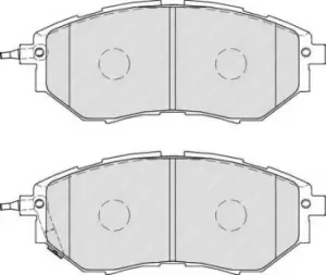 Ferodo FDB1984 Brake Pad Set Front Axle Premier Car