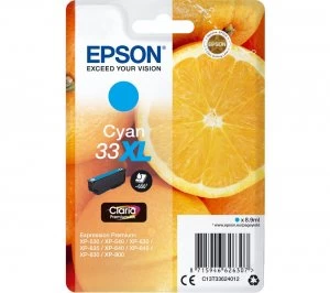 Epson Oranges 33XL Cyan Ink Cartridge