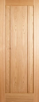 Wickes York Internal 3 Panel Oak Veneer Door - 1981 x 838mm