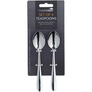 MasterClass Tea Spoon Set Of 4 Stainless Steel