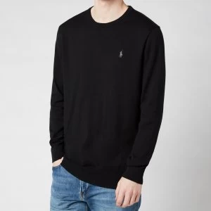 Polo Ralph Lauren Mens Slim Fit Cotton Sweatshirt - Polo Black - XL