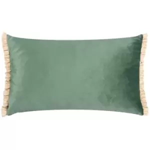 Tilly Velvet Frill Reversible Cushion