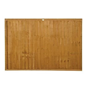 Forest Garden Dip Treated Closeboard Fence Panel - 6 x 4ft Pack of 3