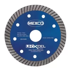 UHXCEL12522 125MM ULTRA HARD MATERIALS XCEL GRADE - Mexco