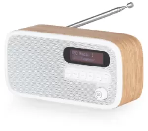 VQ Dexter Portable DAB Radio - Light Oak