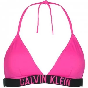 Calvin Klein Intense Power Triangle Bikini Top - Pink TZ7