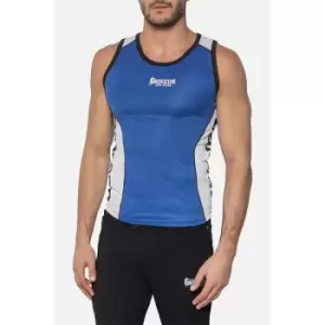 Slinky Boxing Tank With Side Mesh Insert Size XL (Blue)