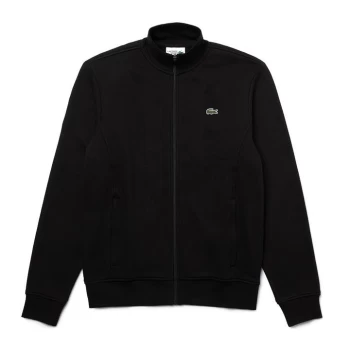 Lacoste Full Zip Funnel Sweatshirt - Black C31