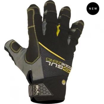 Gul Cz Summer Short Finger Glove - BLK/YELLOW