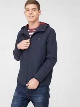 Farah Strode Hooded Jacket - True Navy