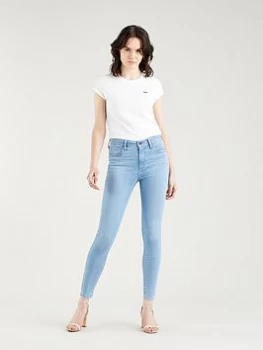 Levis 720 High Rise Super Skinny Jean - Light Blue Size 30, Inside Leg 32, Women