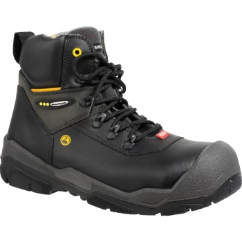 1828 Jalas Jupiter Mens Black Safety Boots - Size 8