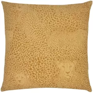 Hidden Cheetah Cushion Honey, Honey / 50 x 50cm / Polyester Filled