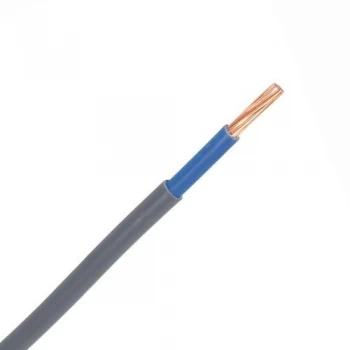 Zexum Grey 25mm 97A Blue Meter Tails 6181Y Round PVC/PVC Harmonised Cable - 100 Meter