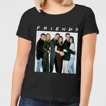 Friends Group Shot Womens T-Shirt - Black - XXL