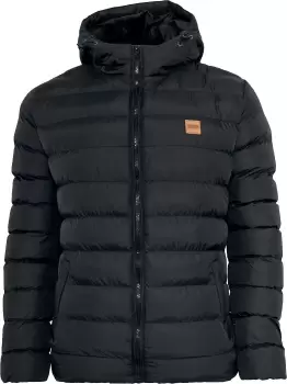 Urban Classics Basic Bubble Jacket, Blkblkblk, Male, Jackets & Outerwear, TB863-00293