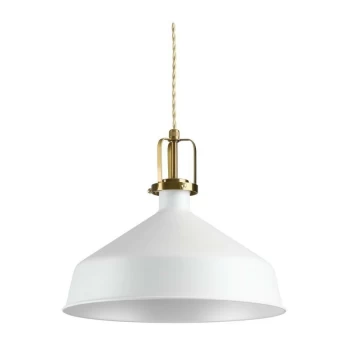 Ideal Lux ERIS-2 - Indoor Dome Ceiling Pendant Lamp 1 Light White, E27