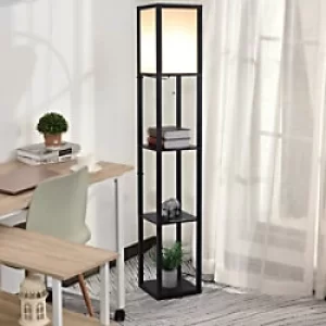 HOMCOM Floor Lamp 833-623V01 1600 mm 260 mm Black